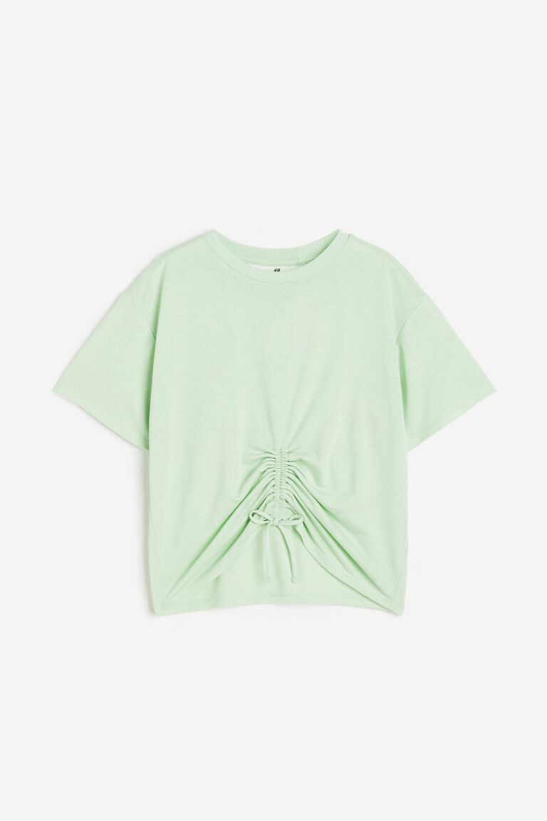 Футболка с кулиской H&M, зеленый
Футболка с кулиской H&M, зеленый