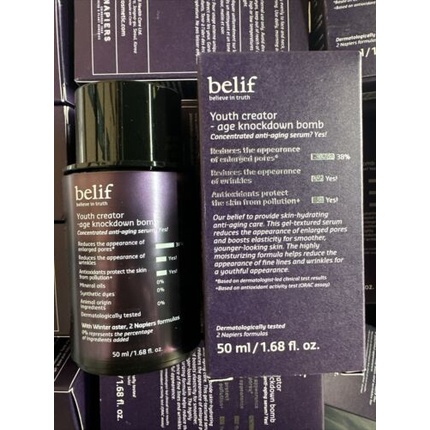 Belif Youth Creator Age Knockdown Bomb Сыворотка против старения 1,68 жидких унций Avon
Belif Youth Creator Age Knockdown Bomb Сыворотка против старения 1,68 жидких унций Avon