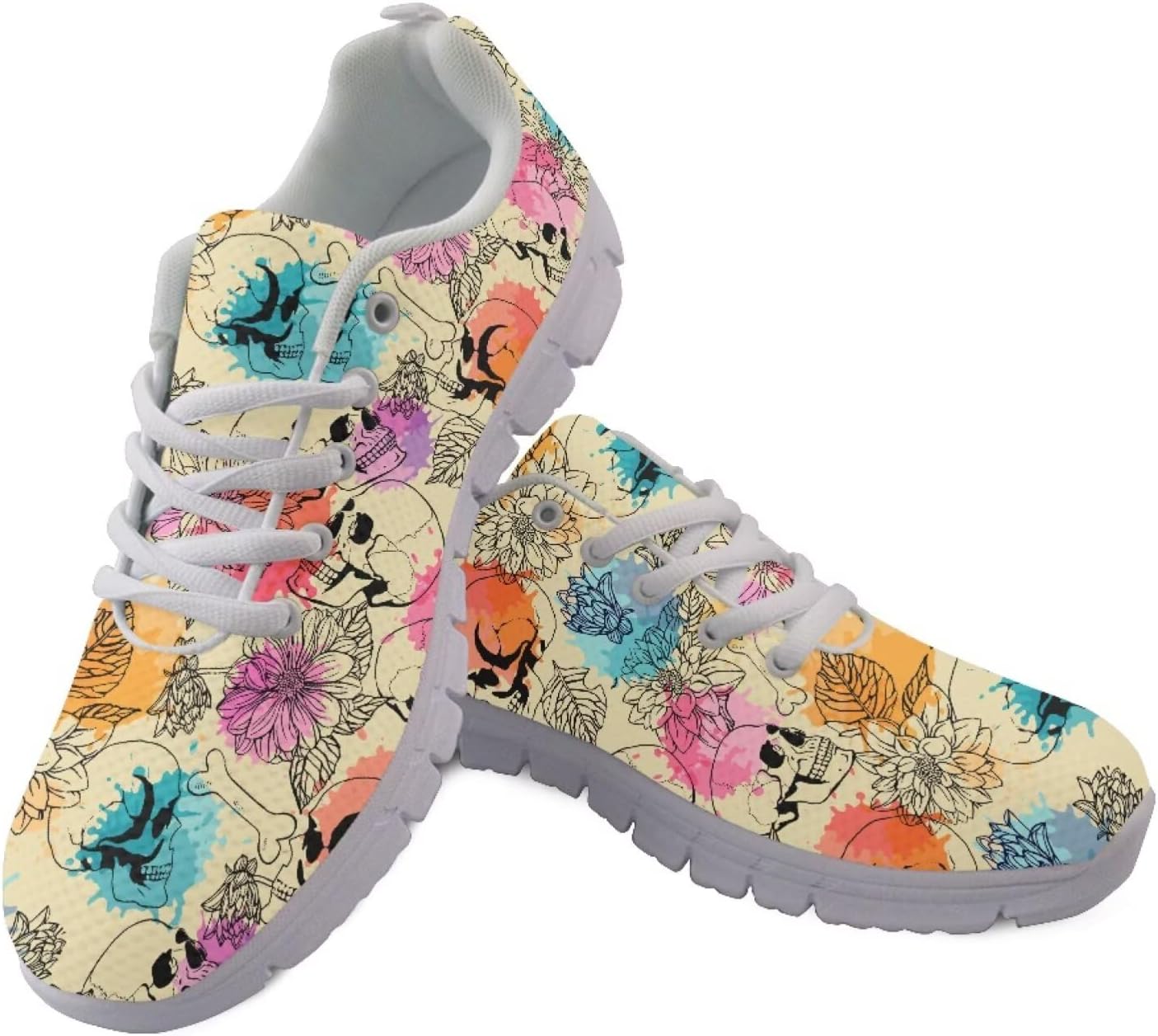 Женские теннисные кроссовки chaqlin, мужские слипоны для ходьбы, беговые кроссовки, легкие для улицы и дома, Watercolor Skull Floral
Женские теннисные кроссовки chaqlin, мужские слипоны для ходьбы, беговые кроссовки, легкие для улицы и дома, Watercolor Skull Floral