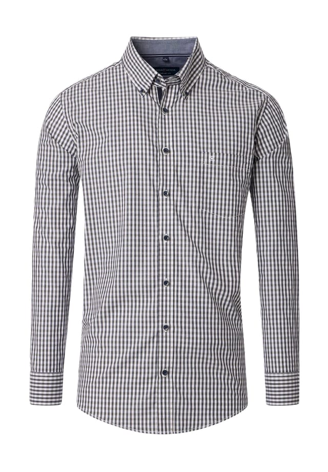 Повседневная рубашка удобного кроя с длинным рукавом и воротником на пуговицах Casamoda, зеленый
Повседневная рубашка удобного кроя с длинным рукавом и воротником на пуговицах Casamoda, зеленый