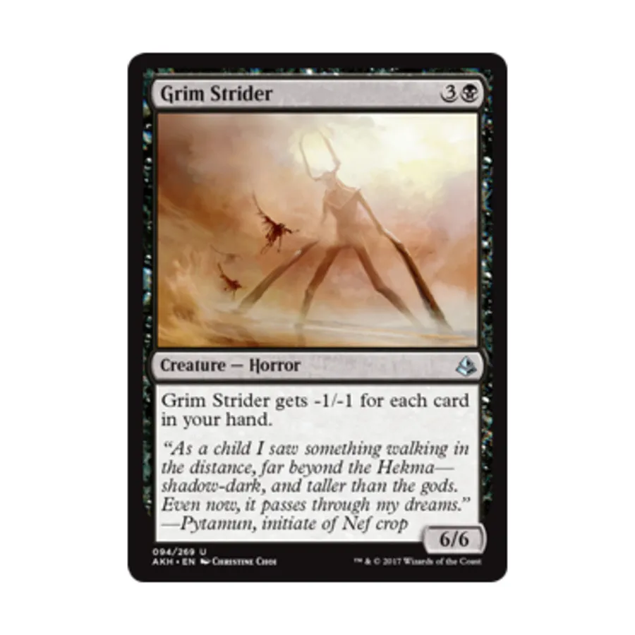 CCG Мрачный Страйдер (U), MTG - Amonkhet
CCG Мрачный Страйдер (U), MTG - Amonkhet