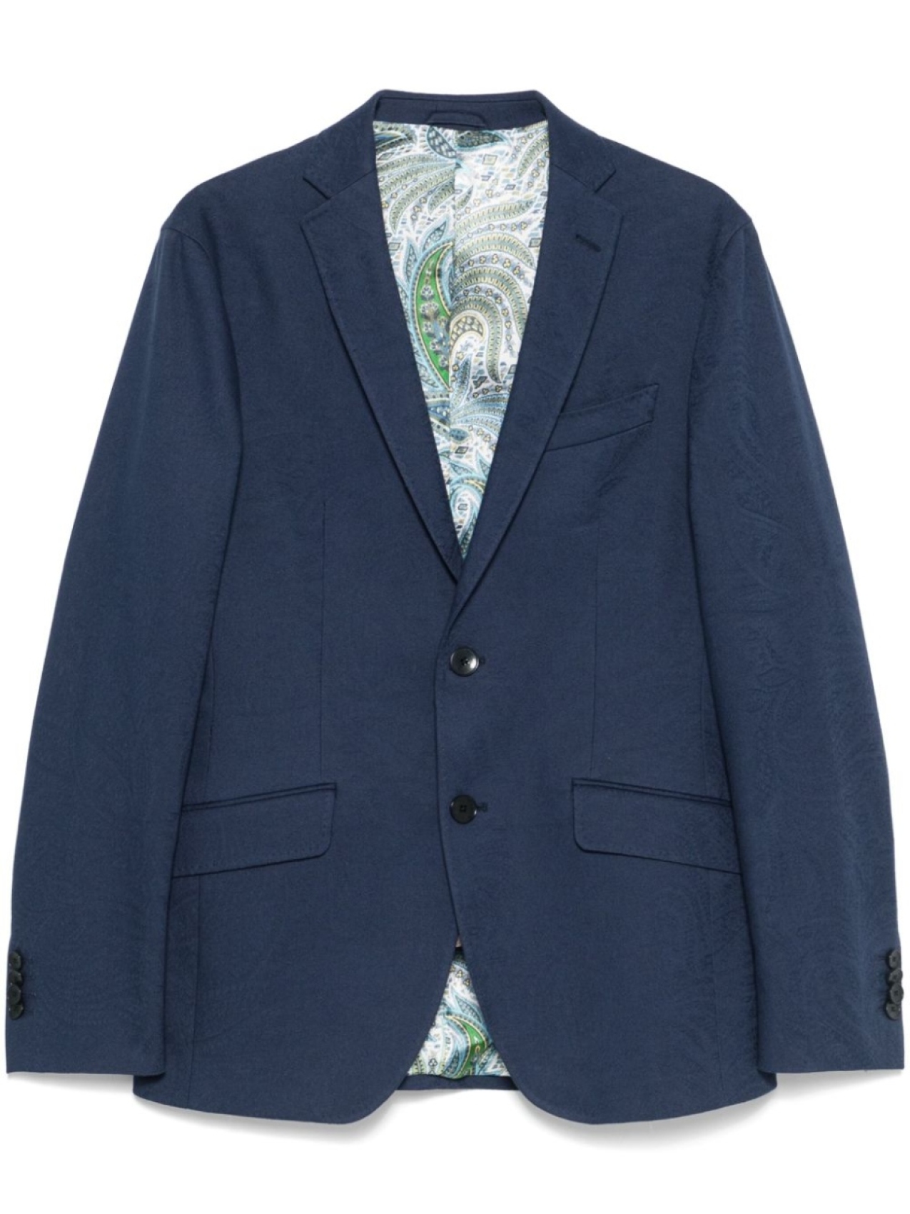 ETRO однобортный пиджак, синий
ETRO однобортный пиджак, синий