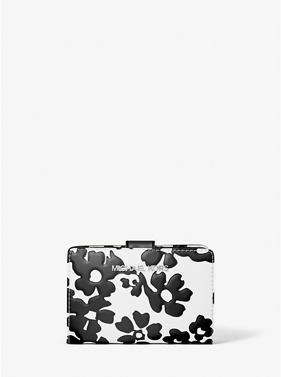 Кошелек Jet set, средний, с цветочным принтом, в два сложения Michael Kors, черный
Кошелек Jet set, средний, с цветочным принтом, в два сложения Michael Kors, черный