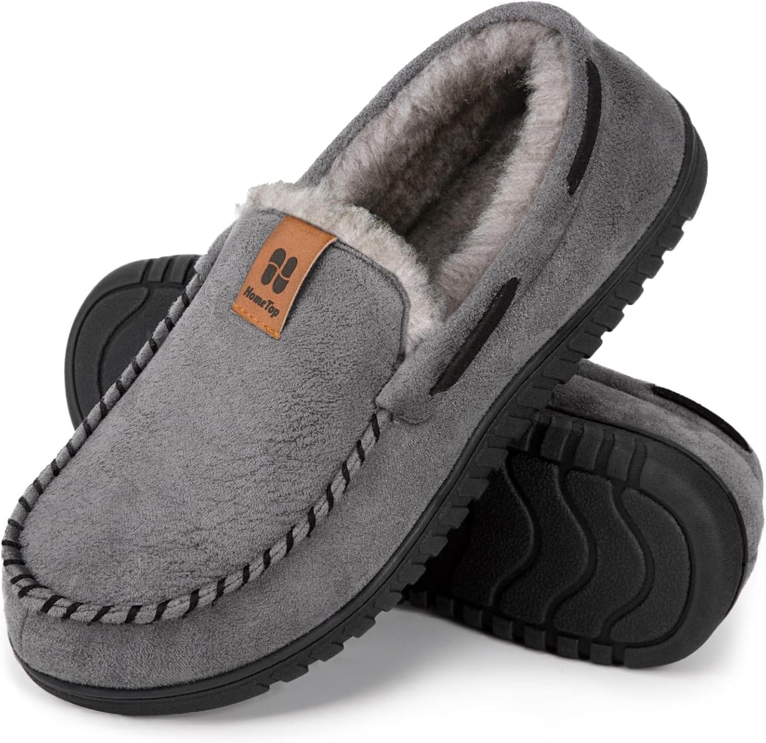 Домашние мужские мокасины HomeTop из замши с мемори-пенной стелькой, мягкой плюшевой теплой подкладкой, серый
Домашние мужские мокасины HomeTop из замши с мемори-пенной стелькой, мягкой плюшевой теплой подкладкой, серый