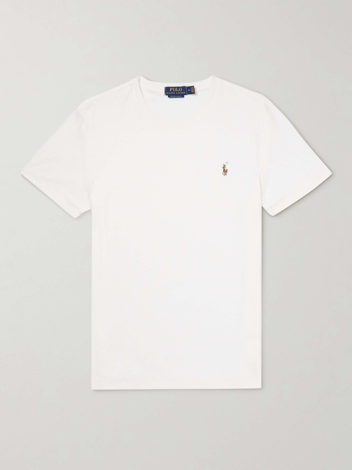 Футболка из хлопкового джерси с вышитым логотипом POLO RALPH LAUREN, белый
Футболка из хлопкового джерси с вышитым логотипом POLO RALPH LAUREN, белый