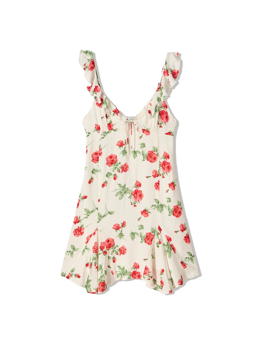 Летнее платье Bershka, белый
Летнее платье Bershka, белый