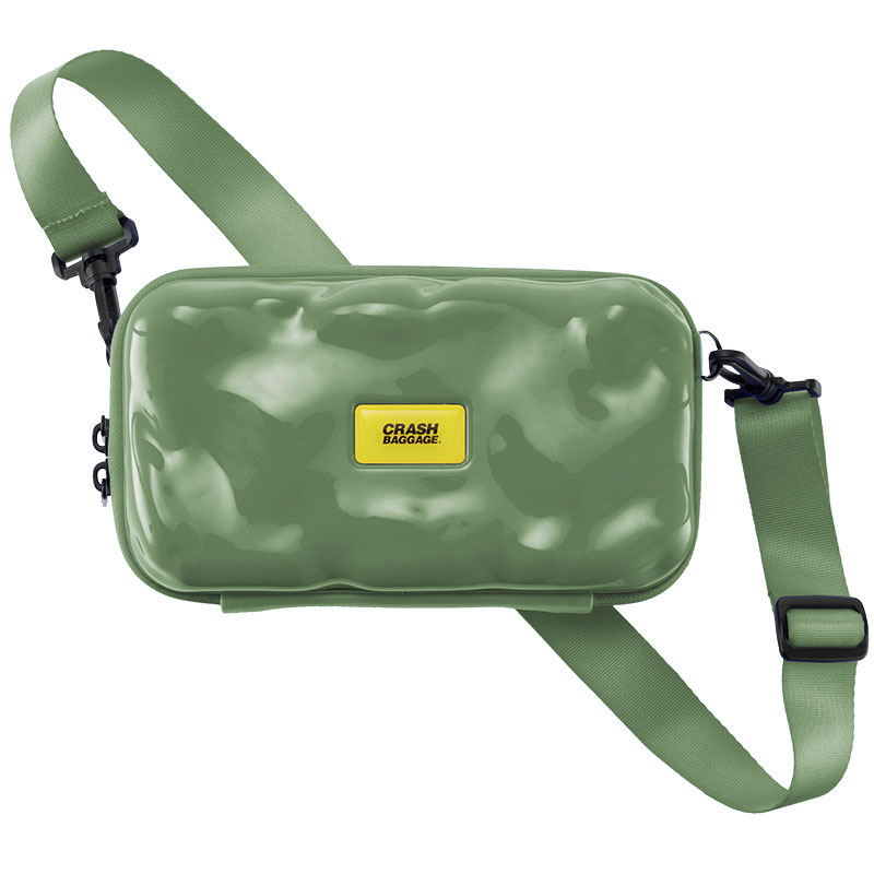 CrashBaggage Блестящая кожаная поясная сумка унисекс, Hunter Green
CrashBaggage Блестящая кожаная поясная сумка унисекс, Hunter Green