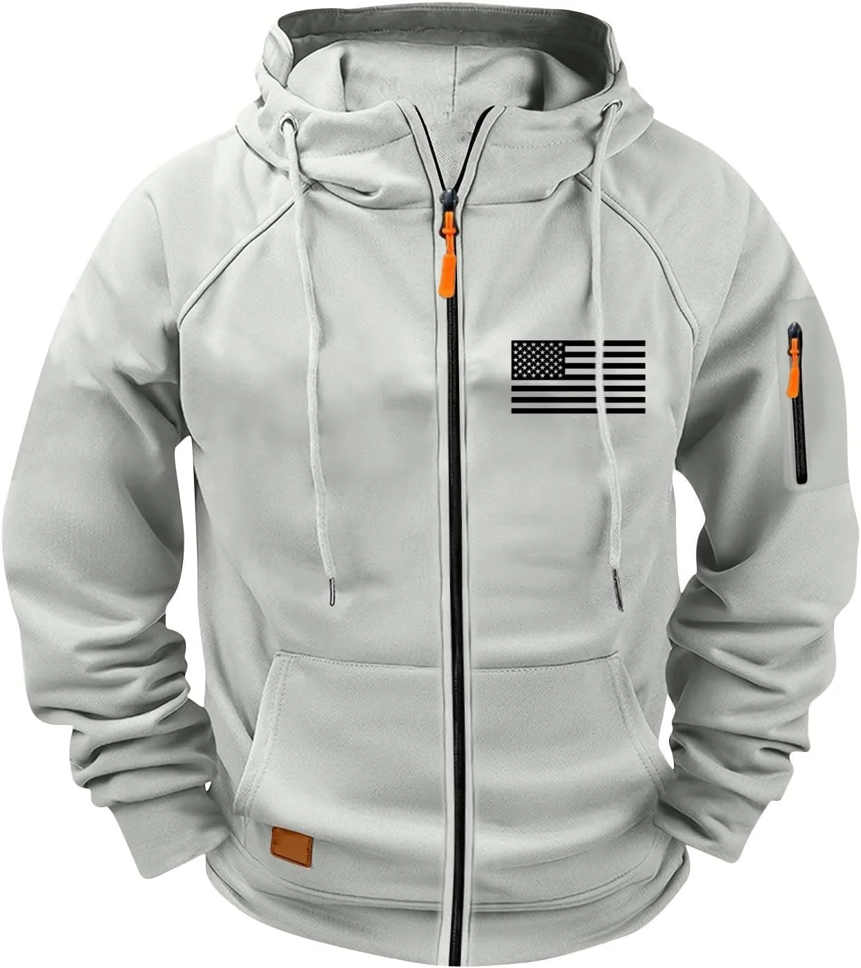 Мужская тактическая худи с полной молнией Big And Tall — куртка с капюшоном и карманами для осени и зимы
Мужская тактическая худи с полной молнией Big And Tall — куртка с капюшоном и карманами для осени и зимы