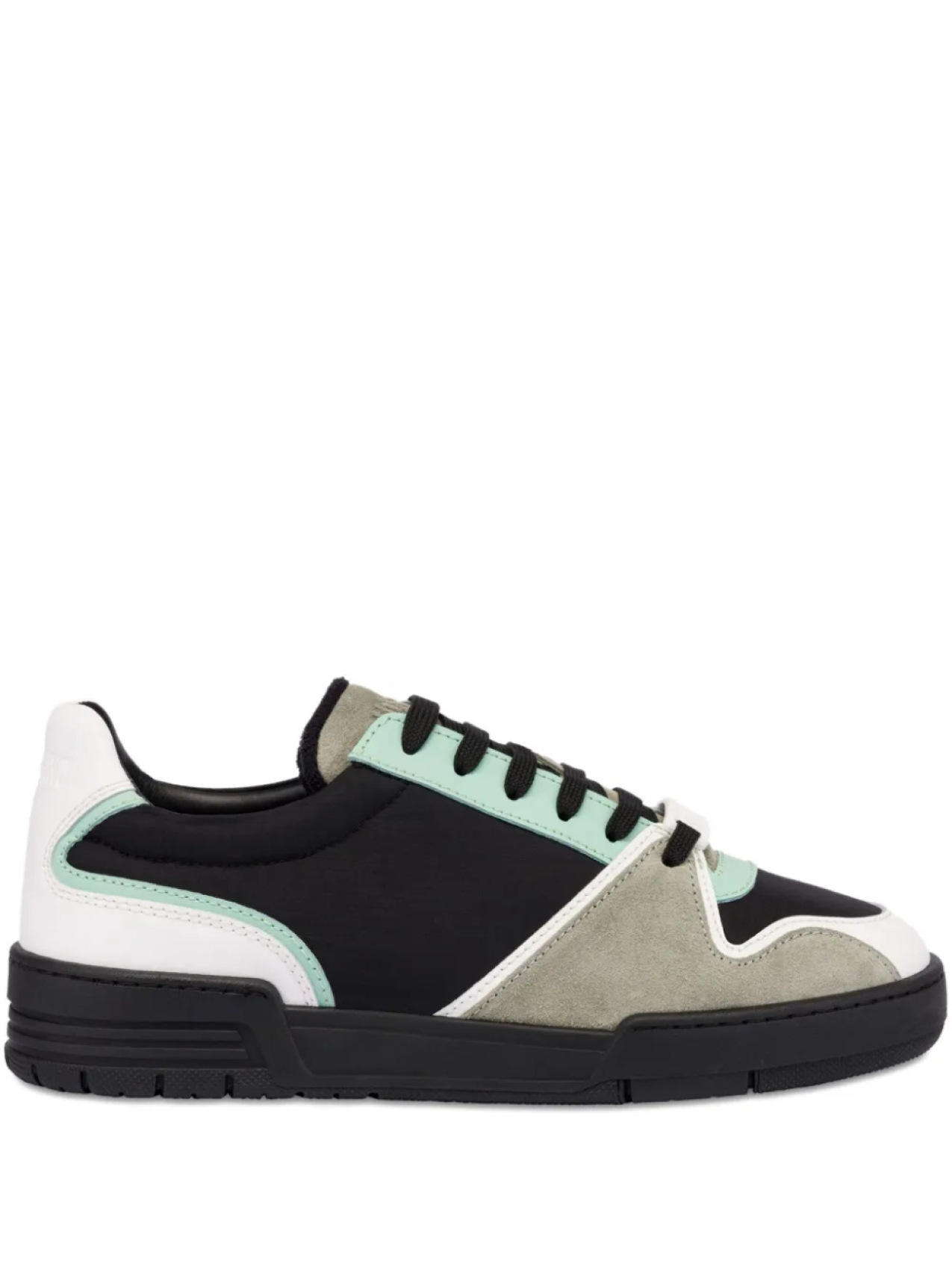 Кроссовки со шнуровкой и вставками Moschino, черный
Кроссовки со шнуровкой и вставками Moschino, черный