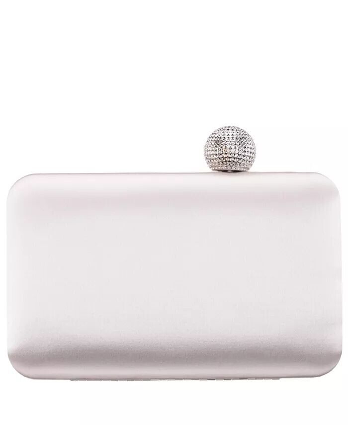 Клатч-минодьер из атласа с кристаллической застежкой Nina, слоновая кость/кремовый
Клатч-минодьер из атласа с кристаллической застежкой Nina, слоновая кость/кремовый