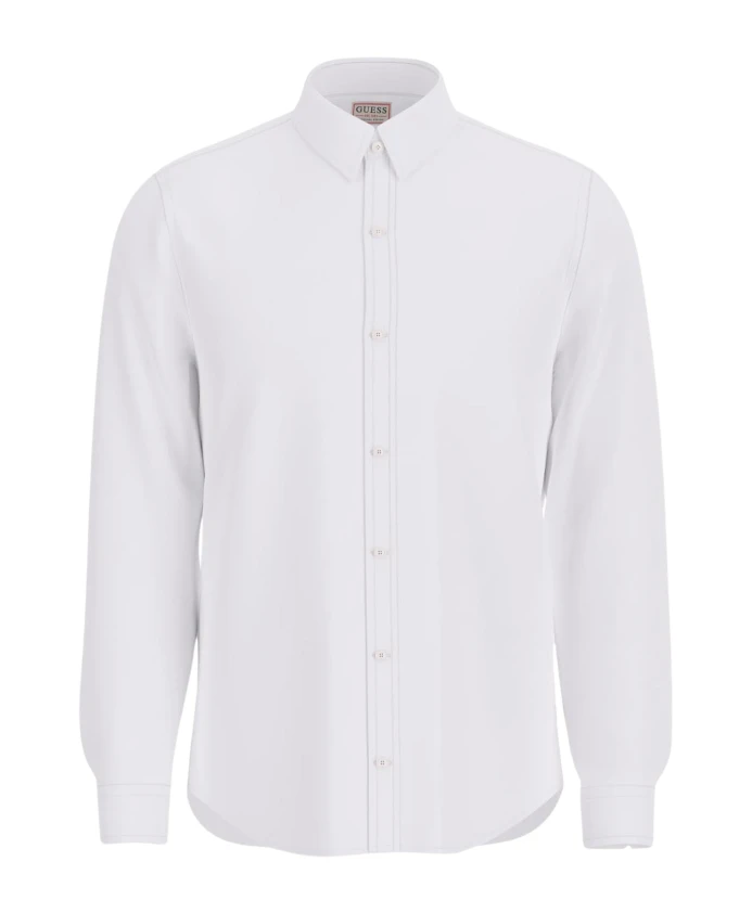Белая твиловая рубашка с длинными рукавами Guess, белый
Белая твиловая рубашка с длинными рукавами Guess, белый