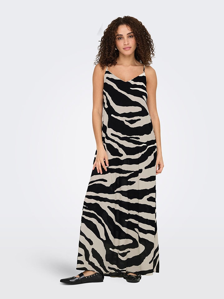 Длинное платье ONLY, черный/бежевый
Длинное платье ONLY, черный/бежевый