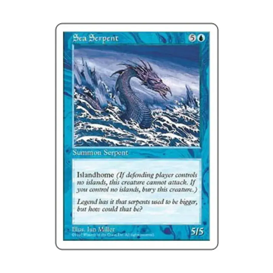 CCG Морской Змей (С), MTG - 5th Edition
CCG Морской Змей (С), MTG - 5th Edition