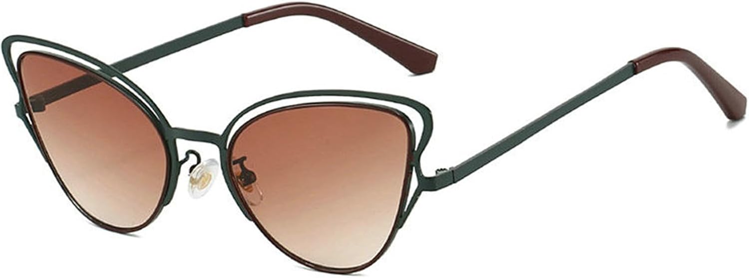 Солнцезащитные очки Willochra Retro для женщин, модель «кошачий глаз», маленькая металлическая оправа, зеленые солнцезащитные очки, модные мужские солнцезащитные очки UV400, C3
Солнцезащитные очки Willochra Retro для женщин, модель «кошачий глаз», маленькая металлическая оправа, зеленые солнцезащитные очки, модные мужские солнцезащитные очки UV400, C3