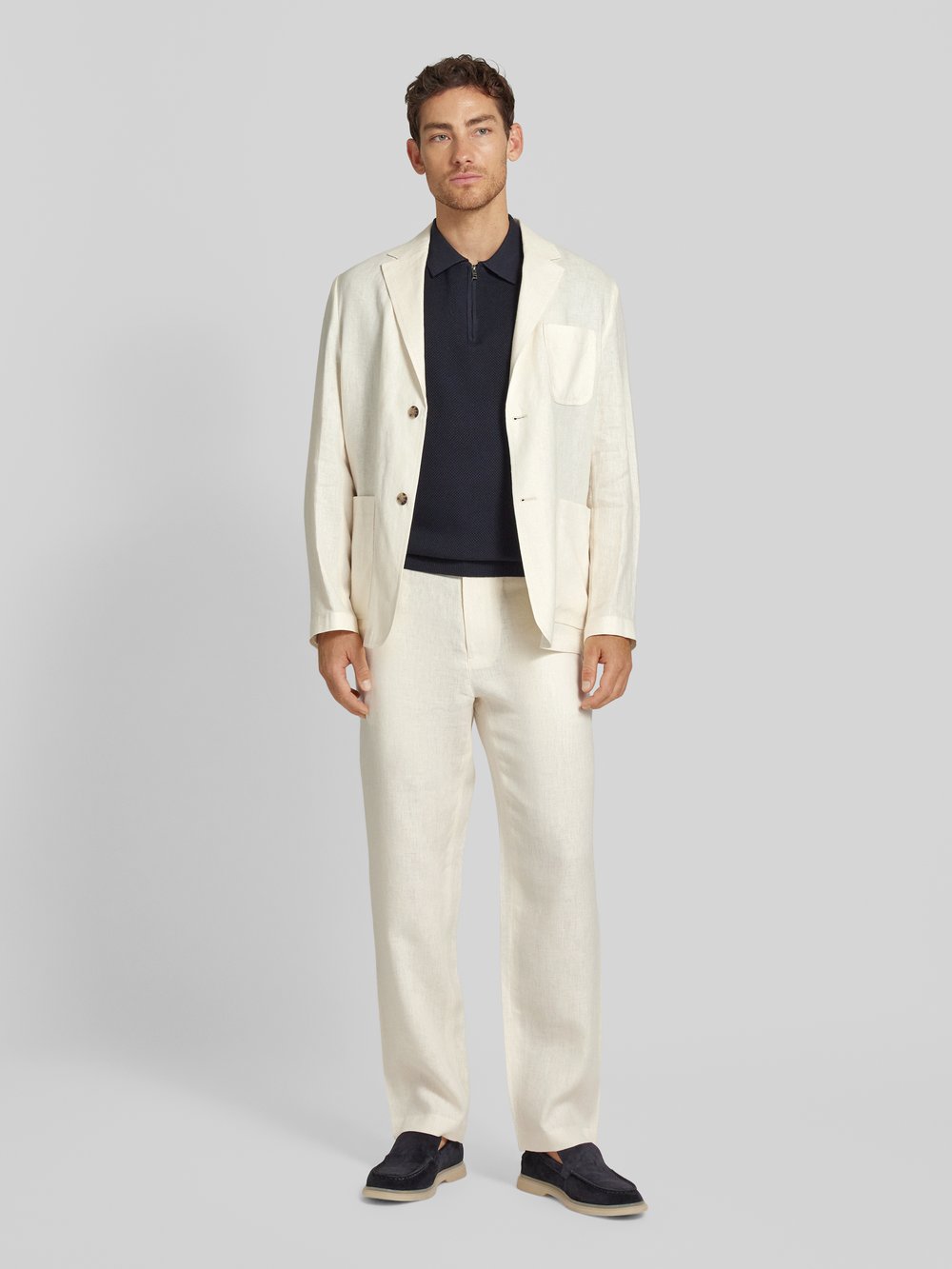 Льняные брюки с задними карманами Mango, кремовый
Льняные брюки с задними карманами Mango, кремовый