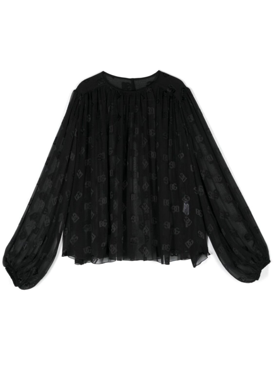 Dolce & Gabbana блузка с монограммой, черный
Dolce & Gabbana блузка с монограммой, черный