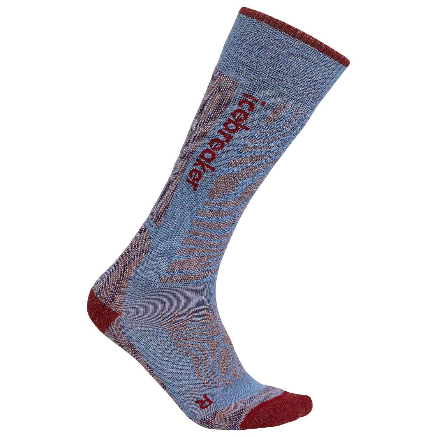 Лыжные носки Icebreaker Merino Ski+ Medium OTC Mountain Contour, цвет Baja/Port/Cedarwood
Лыжные носки Icebreaker Merino Ski+ Medium OTC Mountain Contour, цвет Baja/Port/Cedarwood