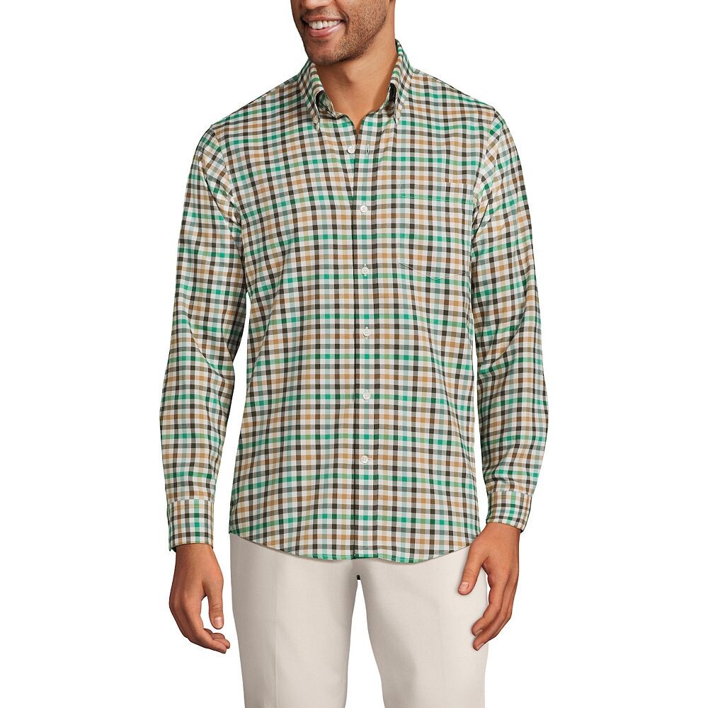 Мужская рубашка традиционного кроя из саржи Lands End на пуговицах из твила Lands' End, цвет Evergreen Plaid
Мужская рубашка традиционного кроя из саржи Lands End на пуговицах из твила Lands' End, цвет Evergreen Plaid