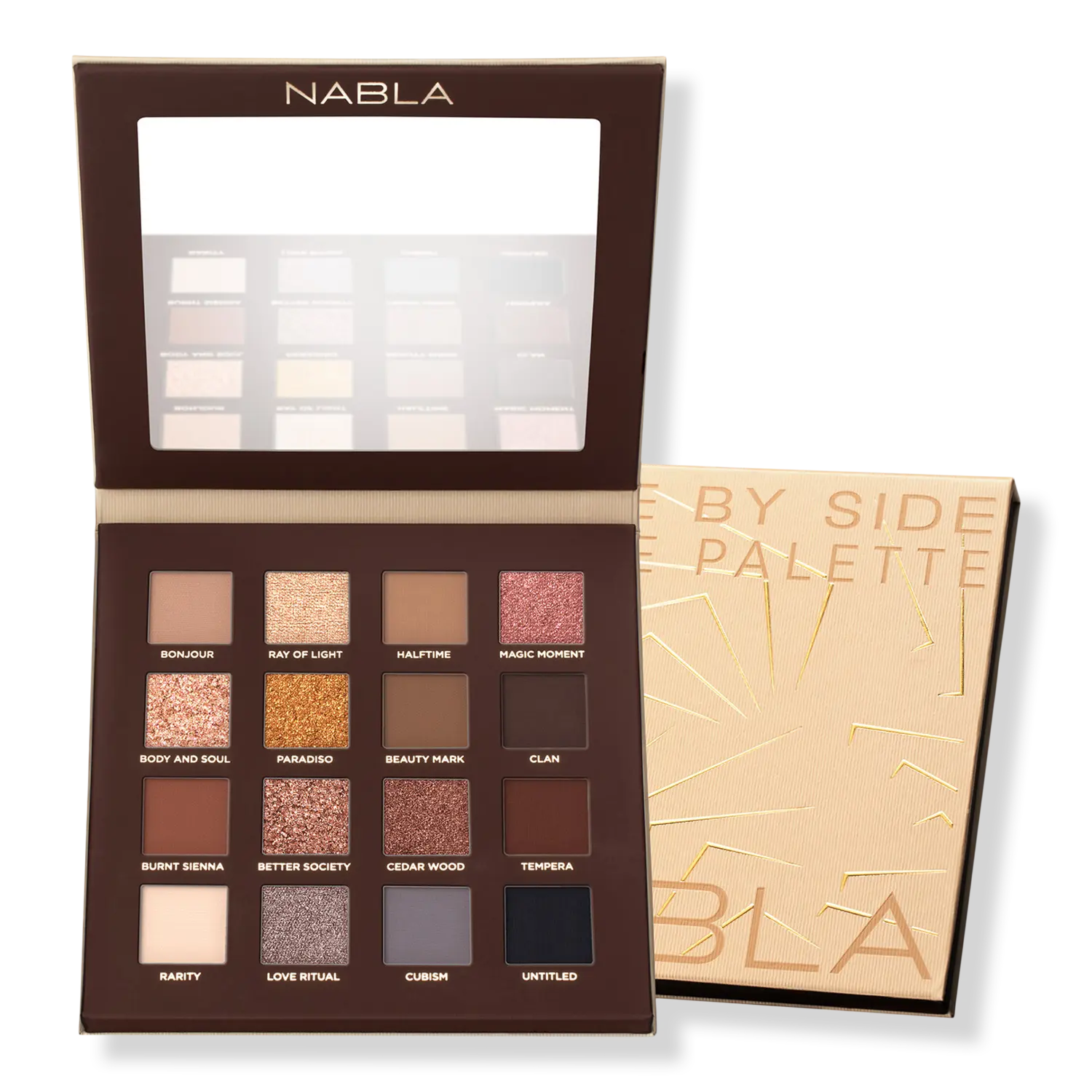 Тени для век Side By Side Palette NABLA
Тени для век Side By Side Palette NABLA