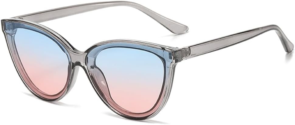 Солнцезащитные очки «кошачий глаз» в крупной оправе для женщин, ретро-минималистичный стиль, градиентные солнцезащитные очки, защита от ультрафиолета UV400 UJNHGQ, Grey Blue Pink
Солнцезащитные очки «кошачий глаз» в крупной оправе для женщин, ретро-минималистичный стиль, градиентные солнцезащитные очки, защита от ультрафиолета UV400 UJNHGQ, Grey Blue Pink