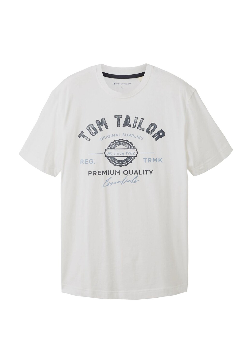 Футболка, круглый вырез, однотонная, мужская TOM TAILOR, цвет White
Футболка, круглый вырез, однотонная, мужская TOM TAILOR, цвет White