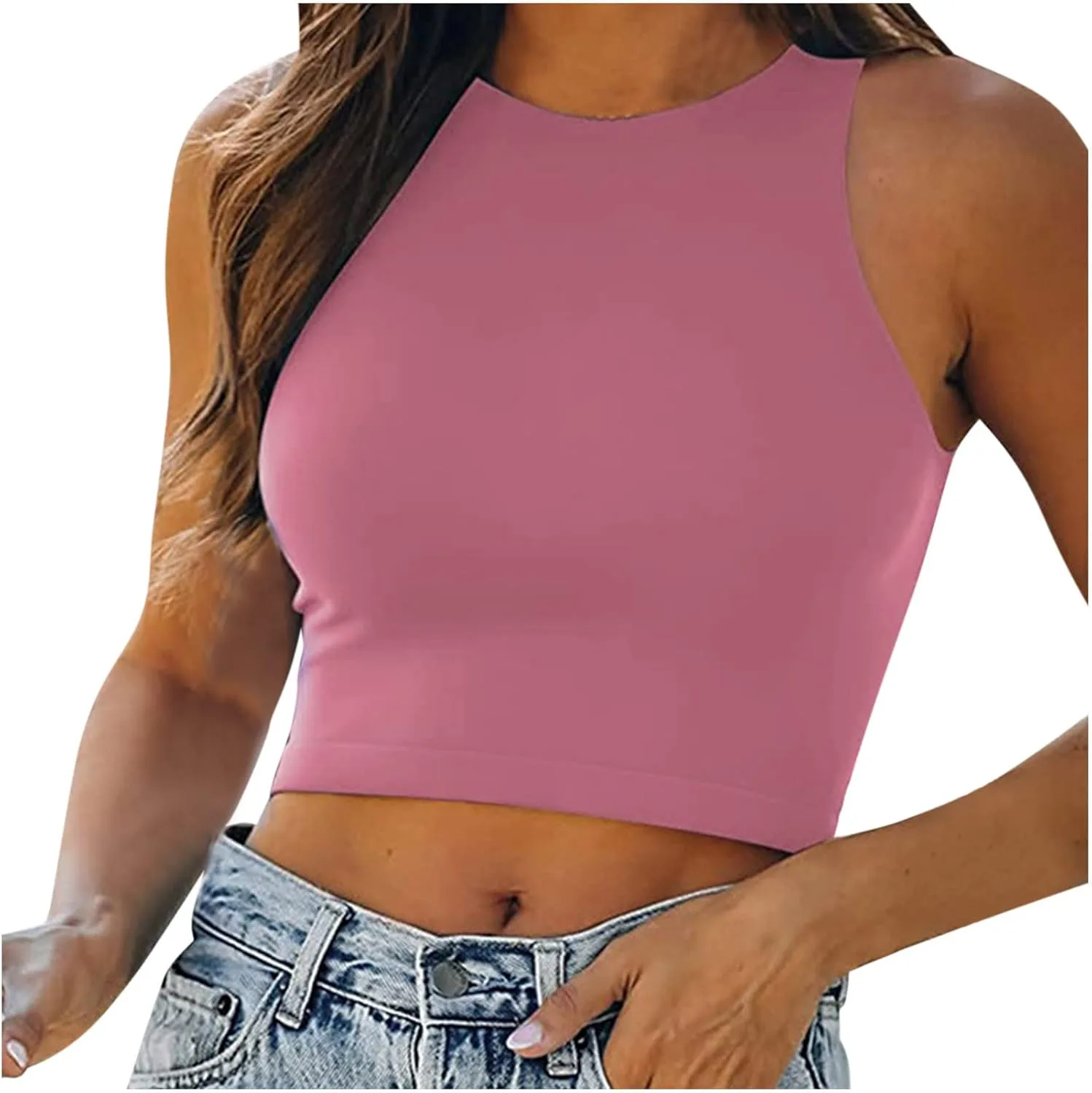 Женская модная майка-топ с рейсбэком и облегающим кроем Uillui
Женская модная майка-топ с рейсбэком и облегающим кроем Uillui