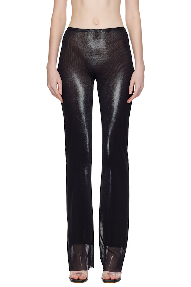 Jean Paul Gaultier Черные домашние брюки «серебряная пыль для тела»
Jean Paul Gaultier Черные домашние брюки «серебряная пыль для тела»