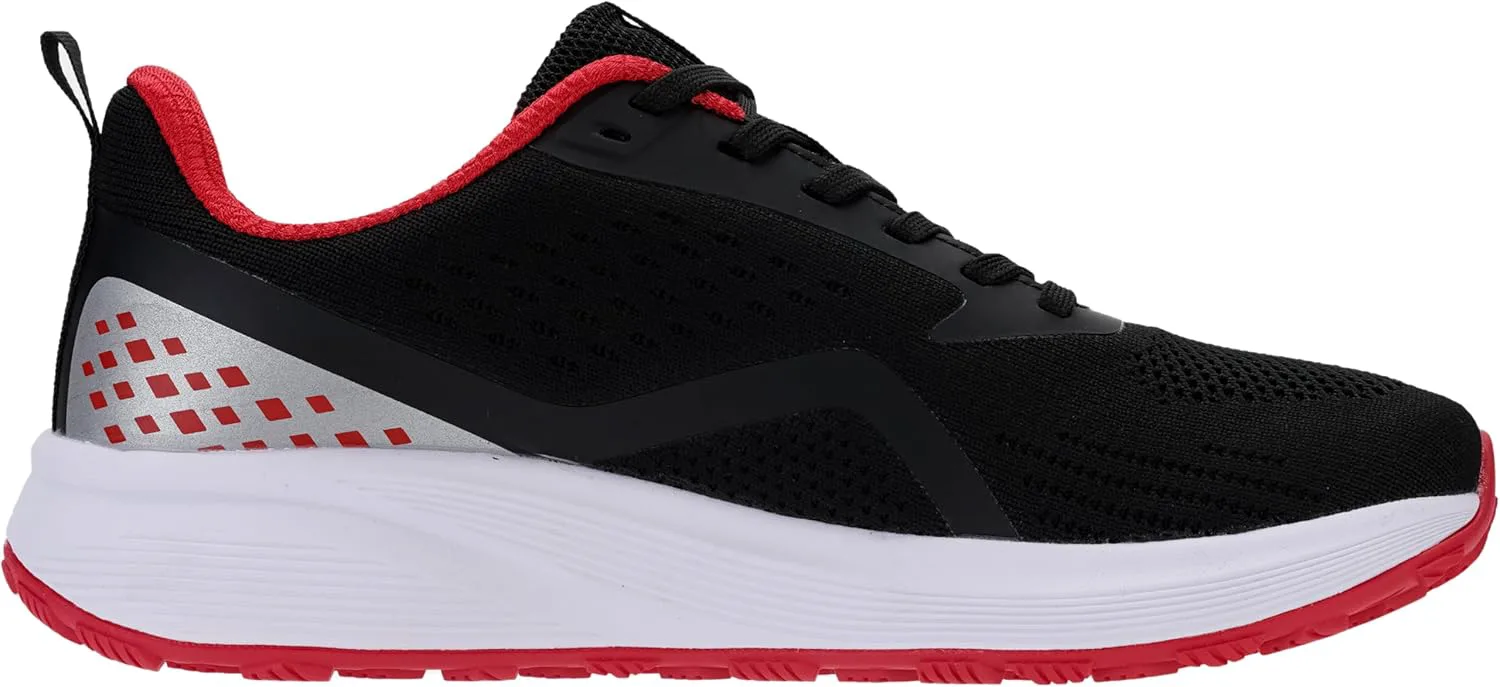 Мужские беговые кроссовки BRONAX с широкой посадкой и амортизирующей поддержкой | Широкий носок | Резиновая подошва, черный/красный
Мужские беговые кроссовки BRONAX с широкой посадкой и амортизирующей поддержкой | Широкий носок | Резиновая подошва, черный/красный