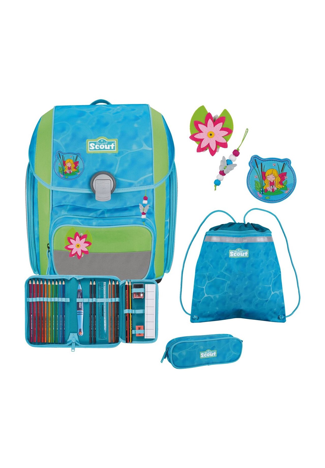 Набор школьных сумок, 4 шт Scout, цвет Water Lily
Набор школьных сумок, 4 шт Scout, цвет Water Lily