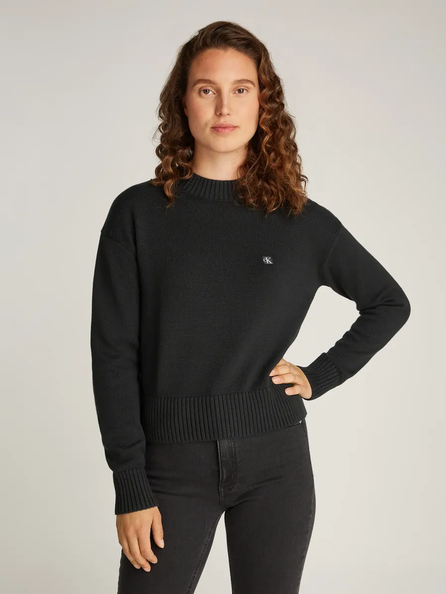 Вязаный свитер Calvin Klein Jeans "CK EMBRO BADGE SWEATER", цвет Ck Black
Вязаный свитер Calvin Klein Jeans "CK EMBRO BADGE SWEATER", цвет Ck Black