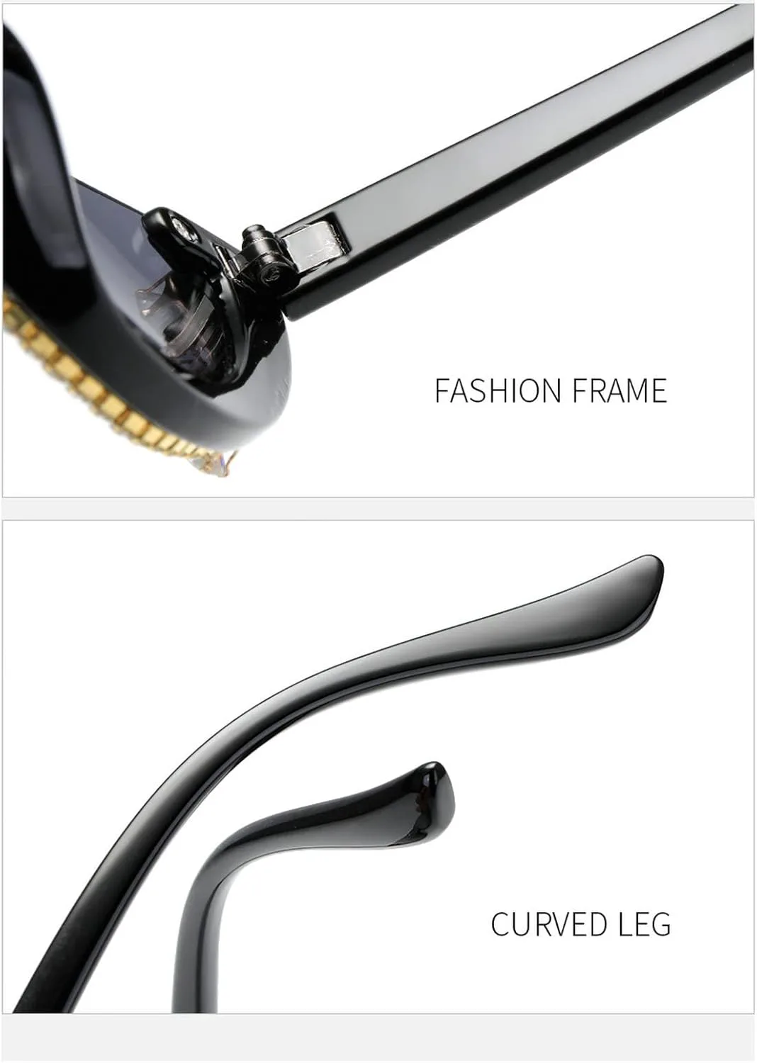 Красочные солнцезащитные очки в форме полумесяца с бриллиантами для женщин, «кошачий глаз», украшенные стразами, идеально подойдут для вечеринок mincl, Pink
Красочные солнцезащитные очки в форме полумесяца с бриллиантами для женщин, «кошачий глаз», украшенные стразами, идеально подойдут для вечеринок mincl, Pink