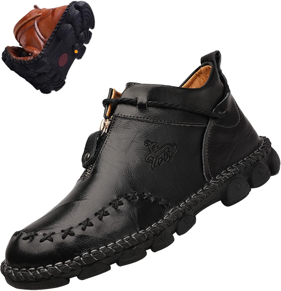 Мужские винтажные кожаные ботинки AngryMonkey Chukka, удобная итальянская ручная строчка, средний высокий, противоскользящие и повседневные ботинки для путешествий, черный
Мужские винтажные кожаные ботинки AngryMonkey Chukka, удобная итальянская ручная строчка, средний высокий, противоскользящие и повседневные ботинки для путешествий, черный