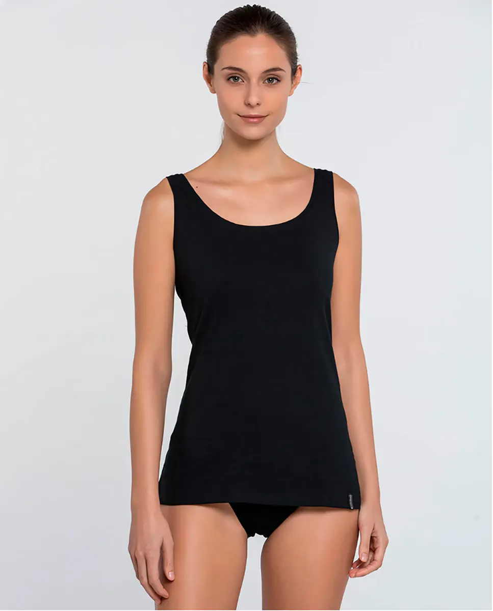 Женская хлопковая майка без рукавов Punto Blanco, черный
Женская хлопковая майка без рукавов Punto Blanco, черный