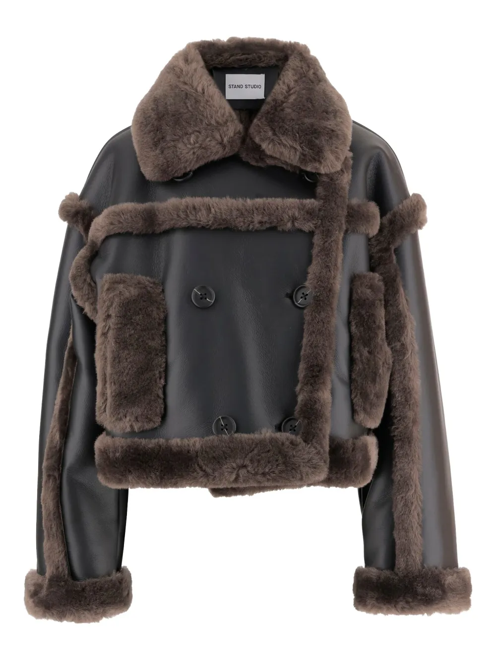 Двубортный пиджак Stand Studio, черный
Двубортный пиджак Stand Studio, черный