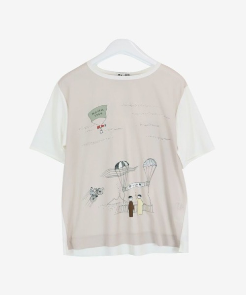 Футболка, комбинированная (разные материалы) STUDIO PICONE, белый
Футболка, комбинированная (разные материалы) STUDIO PICONE, белый