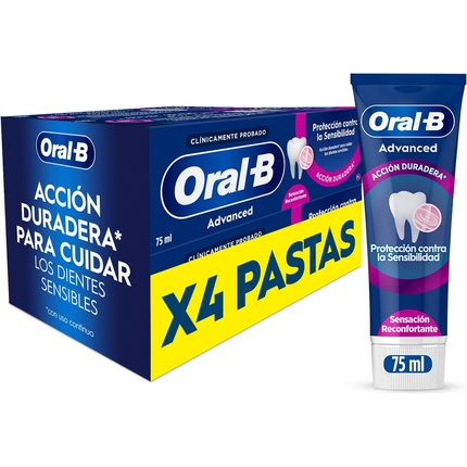 Зубная паста с фтором для защиты от повышенной чувствительности Oral-B
Зубная паста с фтором для защиты от повышенной чувствительности Oral-B