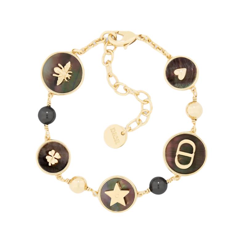 Dior Позолоченный металлический браслет для женщин, золотой
Dior Позолоченный металлический браслет для женщин, золотой