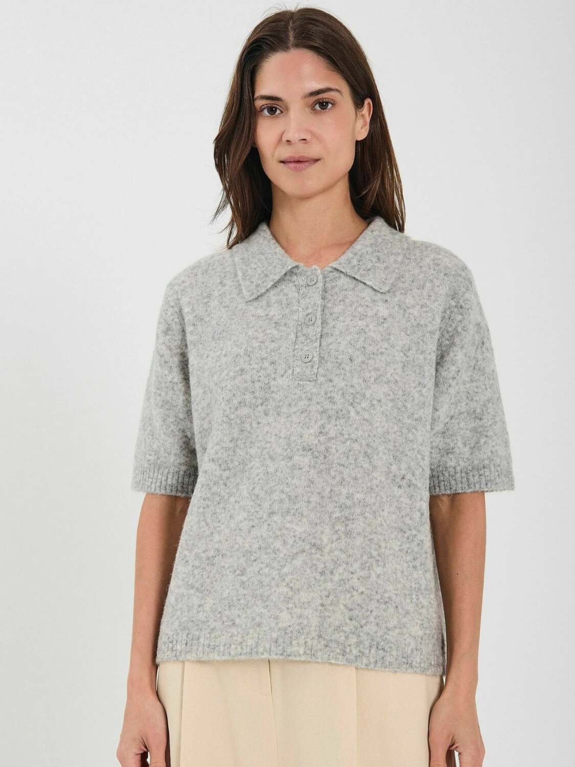 NORR Свитер 'Halli' в светло-сером цвете
NORR Свитер 'Halli' в светло-сером цвете