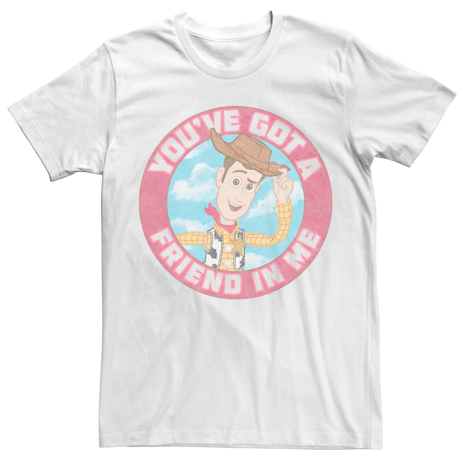 Мужская футболка с логотипом Disney Pixar Toy Story Woody Friend In Me Licensed Character, белый
Мужская футболка с логотипом Disney Pixar Toy Story Woody Friend In Me Licensed Character, белый