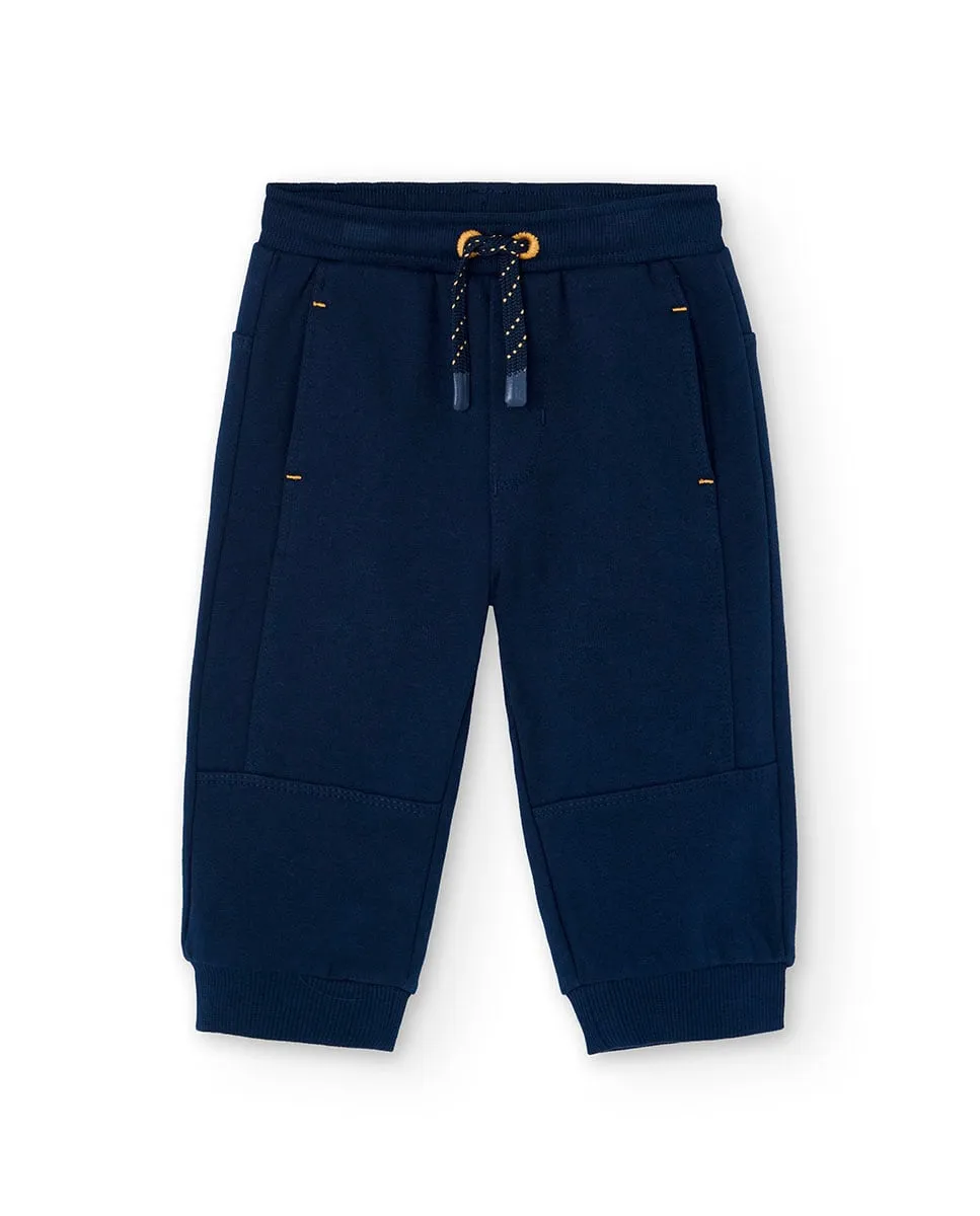 Детские спортивные штаны из флиса с резинкой и шнурками Boboli, темно-синий
Детские спортивные штаны из флиса с резинкой и шнурками Boboli, темно-синий