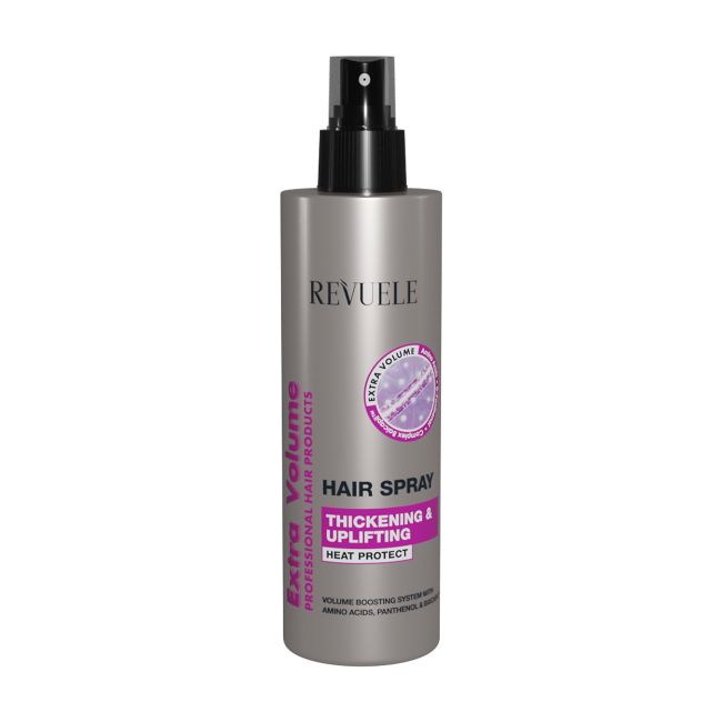Термозащитный спрей для волос, придающий дополнительный объем и приподнимающий волосы Revuele, 200 мл
Термозащитный спрей для волос, придающий дополнительный объем и приподнимающий волосы Revuele, 200 мл