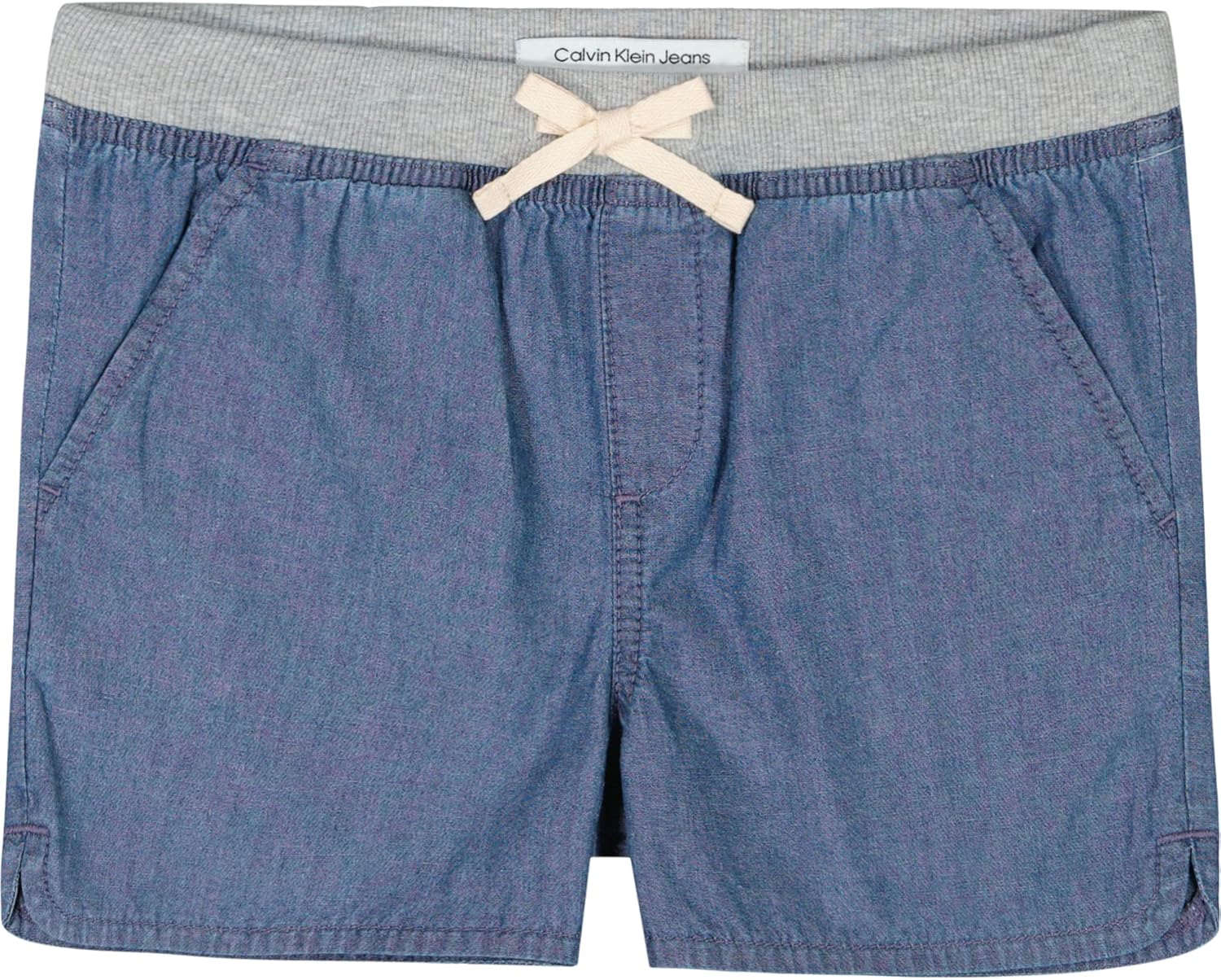 Джинсовые шорты Calvin Klein для девочек, эластичные, с застежкой-молнией, Medium Chambray
Джинсовые шорты Calvin Klein для девочек, эластичные, с застежкой-молнией, Medium Chambray