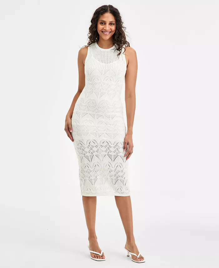 Женское безрукавное трикотажное платье миди Bar III, белый
Женское безрукавное трикотажное платье миди Bar III, белый