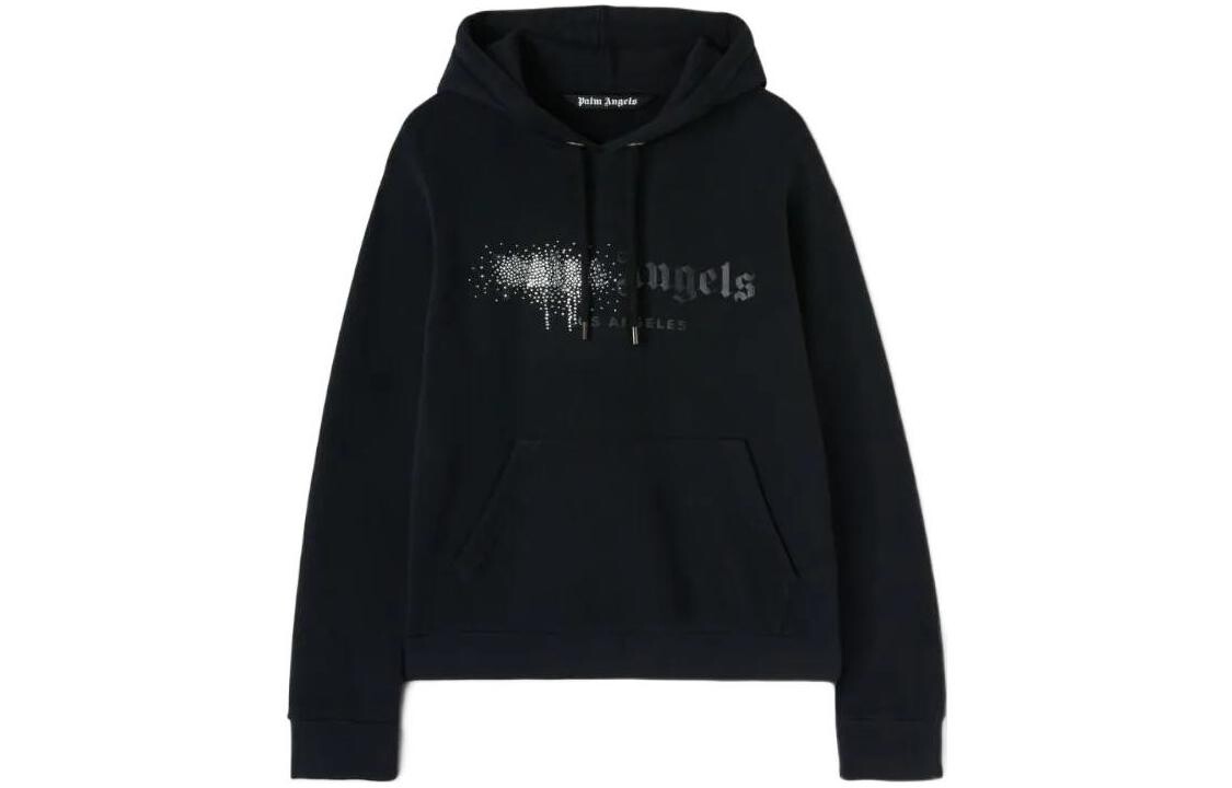 Толстовка с капюшоном, украшенная стразами Palm Angels, черный
Толстовка с капюшоном, украшенная стразами Palm Angels, черный
