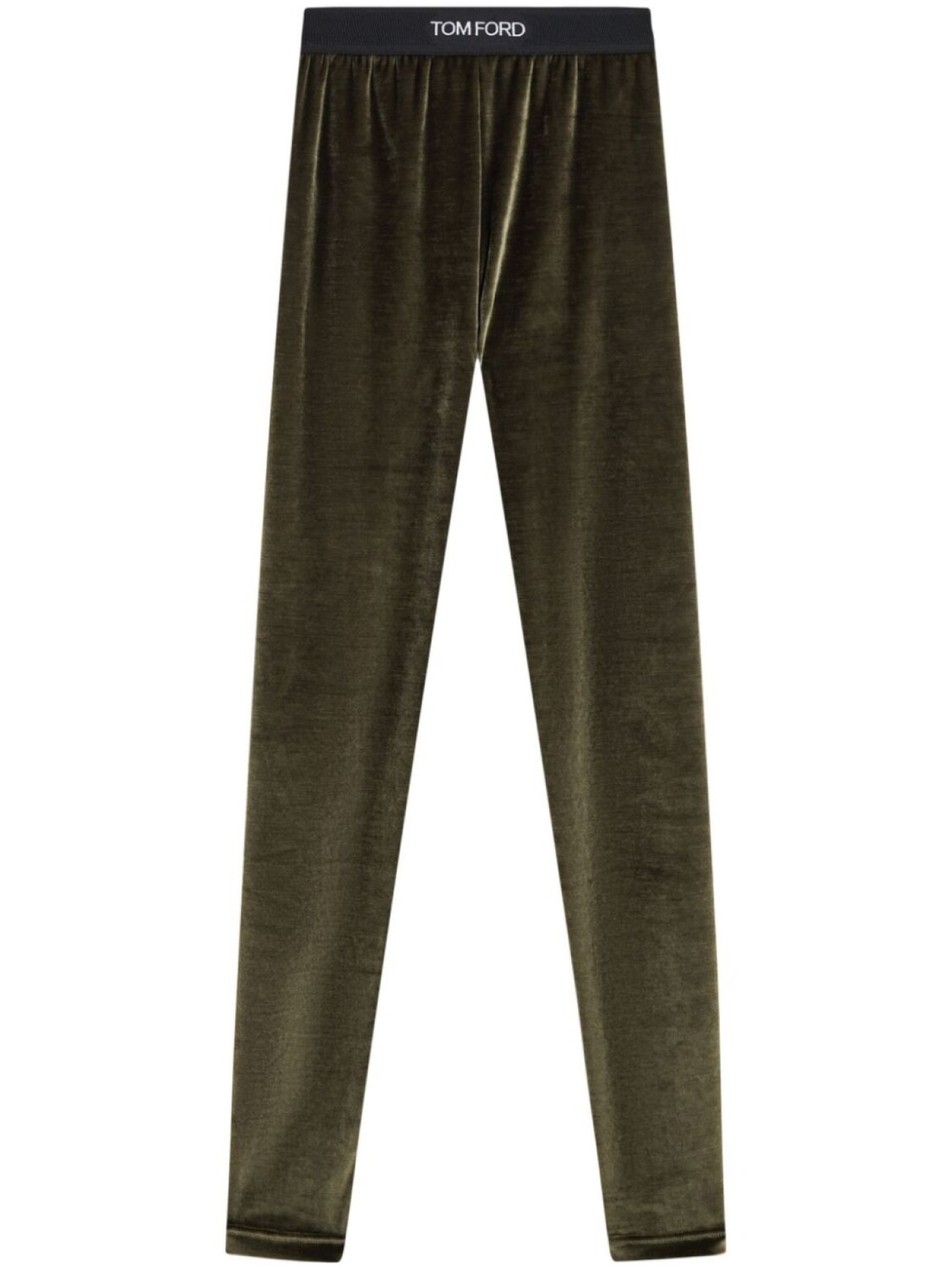 TOM FORD бархатные леггинсы с логотипом на поясе, зеленый
TOM FORD бархатные леггинсы с логотипом на поясе, зеленый