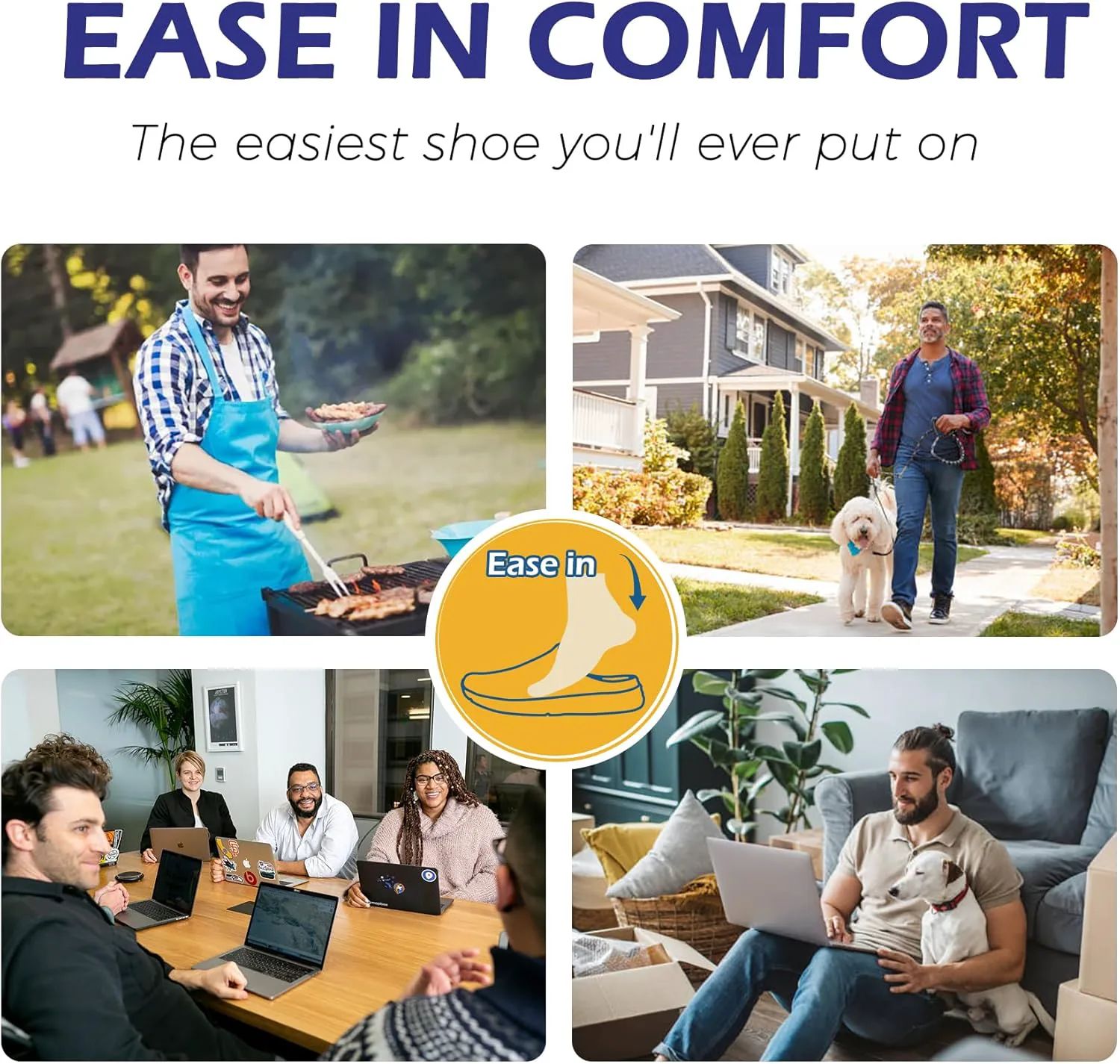 Мужские тапочки DimaiGlobal с поддержкой свода стопы, повседневные мюли, сабо с открытой пяткой, удобные шлепанцы для ходьбы, домашние и уличные, черно-белый
Мужские тапочки DimaiGlobal с поддержкой свода стопы, повседневные мюли, сабо с открытой пяткой, удобные шлепанцы для ходьбы, домашние и уличные, черно-белый