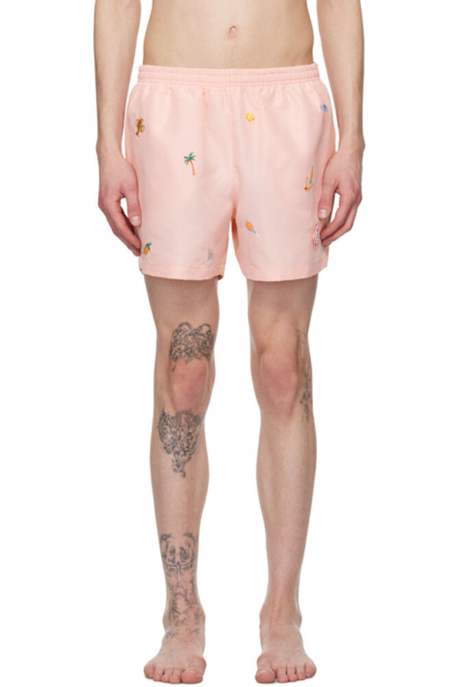 Шорты для плавания с розовым вышитым мотивом Casablanca
Шорты для плавания с розовым вышитым мотивом Casablanca