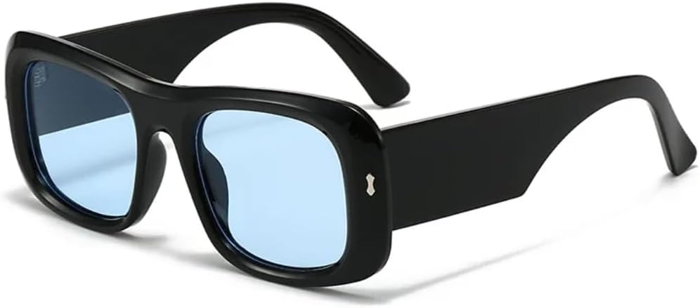 Солнцезащитные очки с защитой UV400 | Большая оправа, линзы конфетных цветов | Для женщин и мужчин, для занятий спортом на открытом воздухе и вождения DSVIGF, Black Blue
Солнцезащитные очки с защитой UV400 | Большая оправа, линзы конфетных цветов | Для женщин и мужчин, для занятий спортом на открытом воздухе и вождения DSVIGF, Black Blue