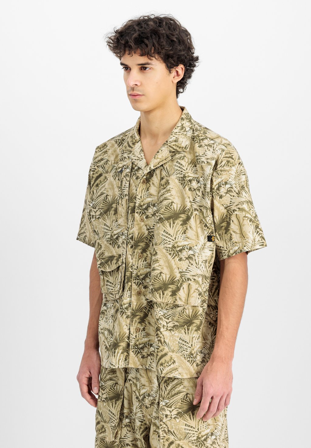 Рубашка HONOLULU SAFARI Alpha Industries, зеленый 
Рубашка HONOLULU SAFARI Alpha Industries, зеленый