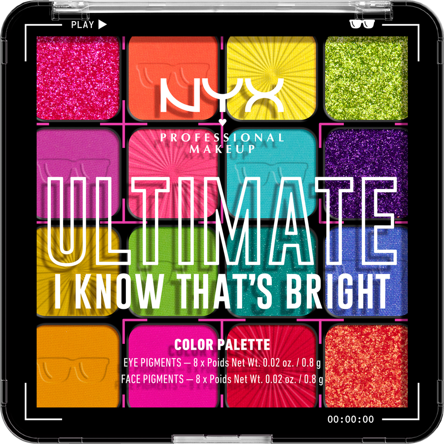 Тени для век NYX Professional MakeUp Ultimate Shadow Palette 04 I Know That's Bright
Тени для век NYX Professional MakeUp Ultimate Shadow Palette 04 I Know That's Bright